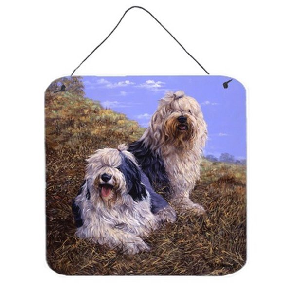 Micasa Old English Sheepdogs by Michael Herring Wall or Door Hanging Prints MI720229